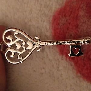 Sterling silver heart key necklace Kohl's